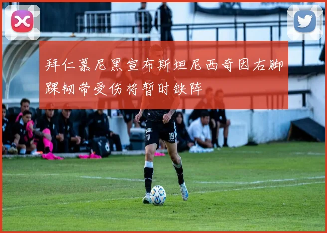 拜仁慕尼黑宣布斯坦尼西奇因右脚踝韧带受伤将暂时缺阵